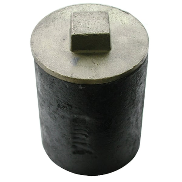 Jones Stephens 3in. Service Weight Cleanout Ferrule With 2-1/2in. New Orleans Code Plug - 4in. Height C40003 - main